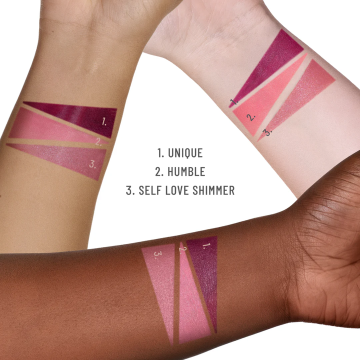 LYS Beauty Higher Standard 3pc Satin Matte Cream Blush Set