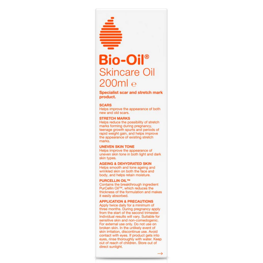 Bio-Oil Skincare Oil for Scars, Stretch Marks & Uneven Skin Tone - 200ml