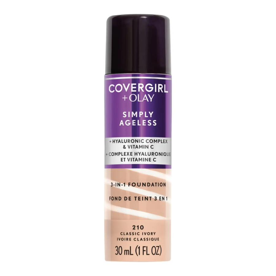 Cover Girl Simply Ageless + Olay Liquid Foundation