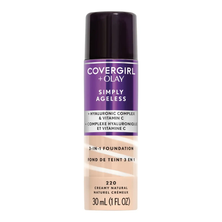 Cover Girl Simply Ageless + Olay Liquid Foundation