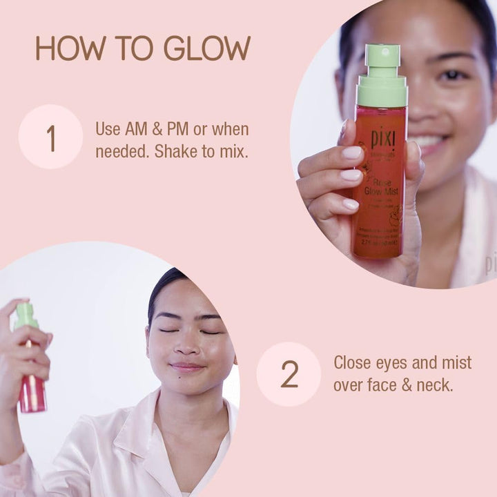 Pixi Skintreats Rose Glow Mist - 80ml