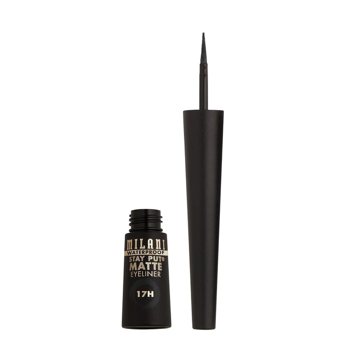 Milani Stay Put Matte Liquid Eyeliner - Black Matte Waterproof