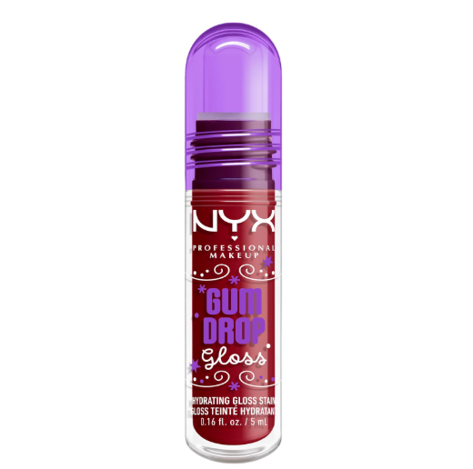 Nyx Cosmetics Holiday Gum Drop Gloss, 12HR Hydration, Lip stain