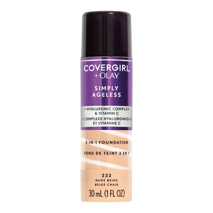 Cover Girl Simply Ageless + Olay Liquid Foundation