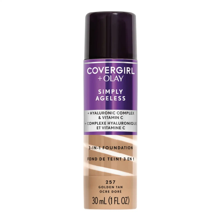 Cover Girl Simply Ageless + Olay Liquid Foundation