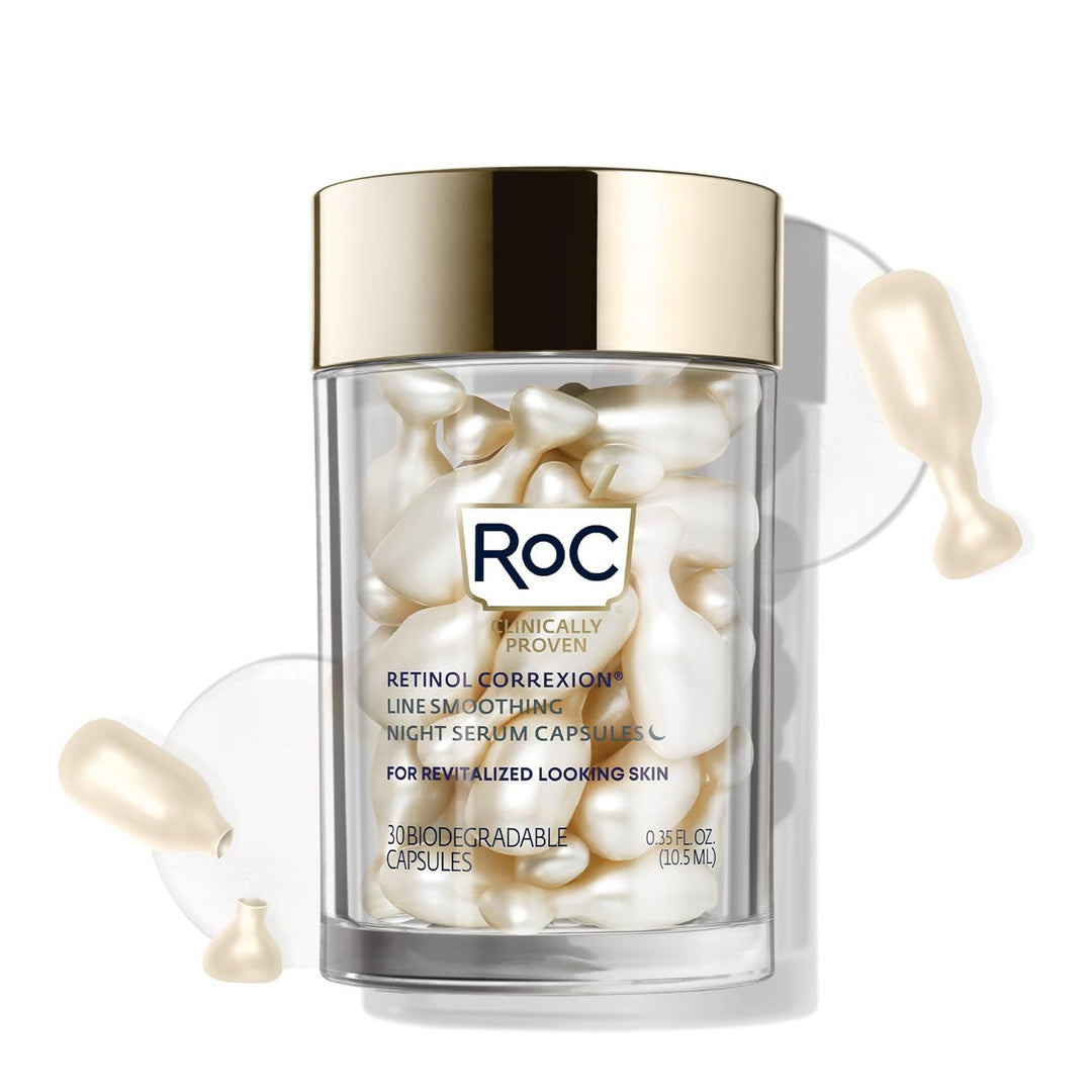 RoC Retinol Correxion Line Smoothing Night Serum Capsules - 30 Capsules