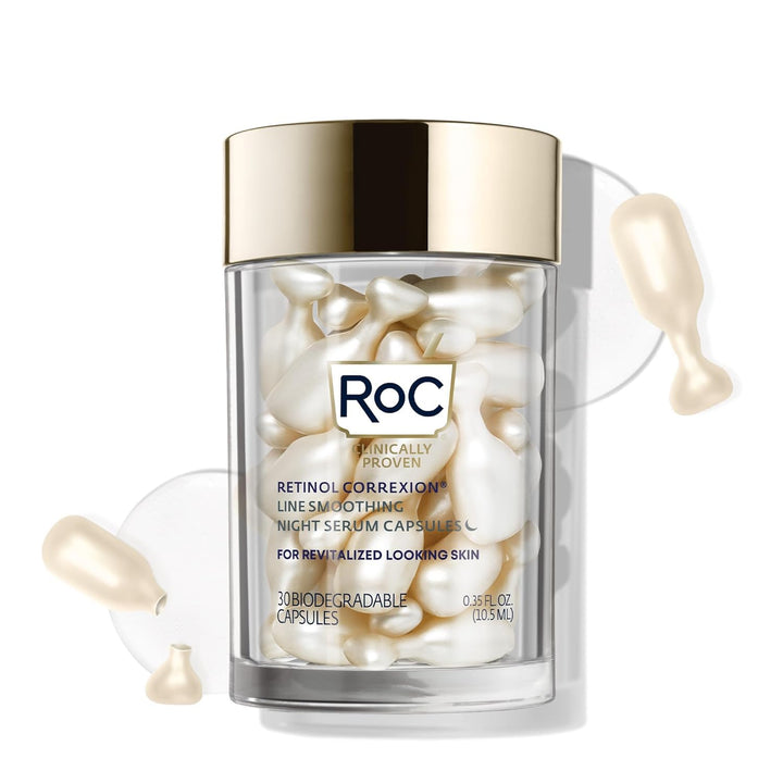 RoC Retinol Correxion Line Smoothing Night Serum Capsules - 30 Capsules