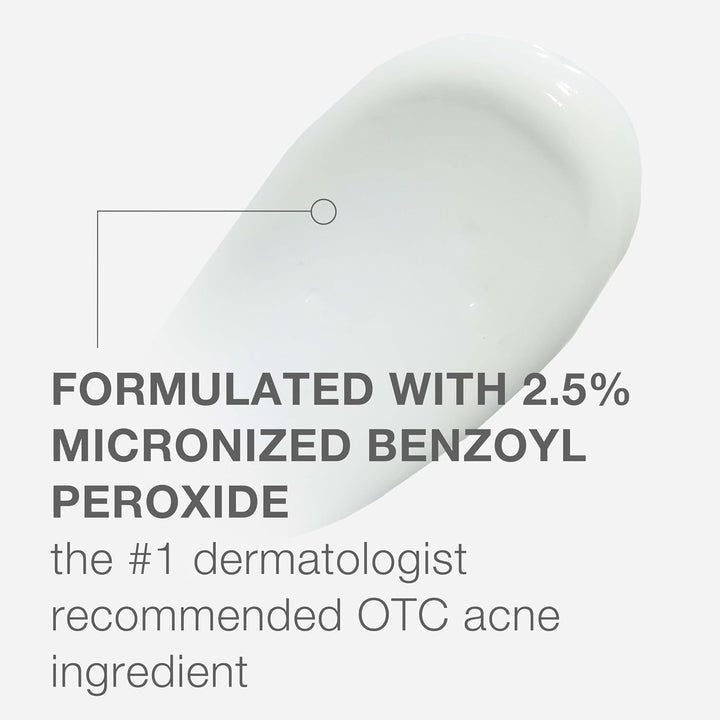 Neutrogena Stubborn Acne AM Face Treatment with 2.5% Micronized Benzoyl Peroxide - 56g