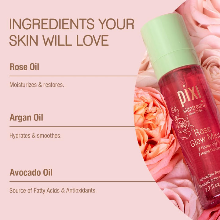 Pixi Skintreats Rose Glow Mist - 80ml