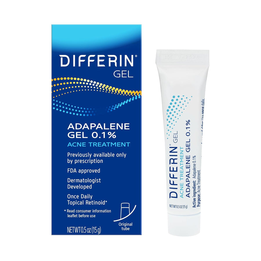 Differin Acne Treatment Gel with 0.1% Adapalene -15g