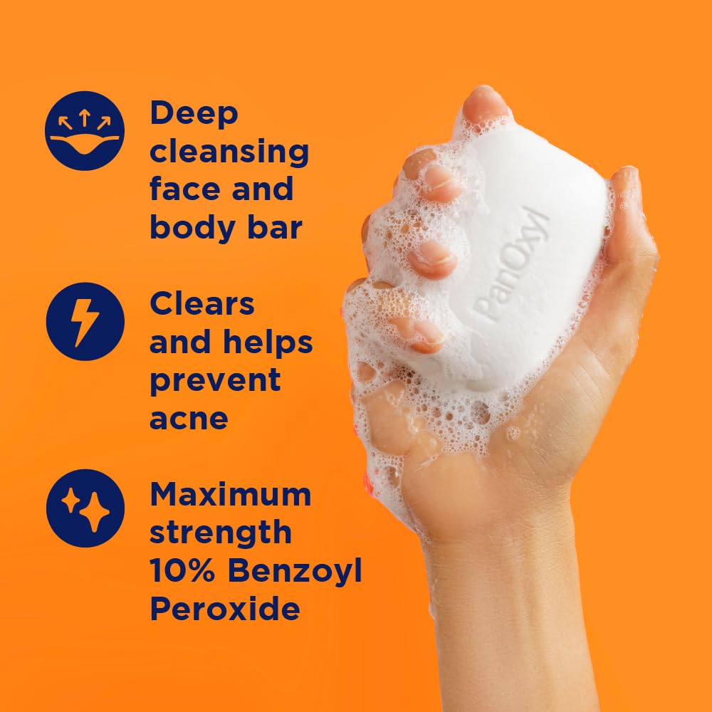 PanOxyl Acne Treatment Bar with 10% Benzoyl Peroxide