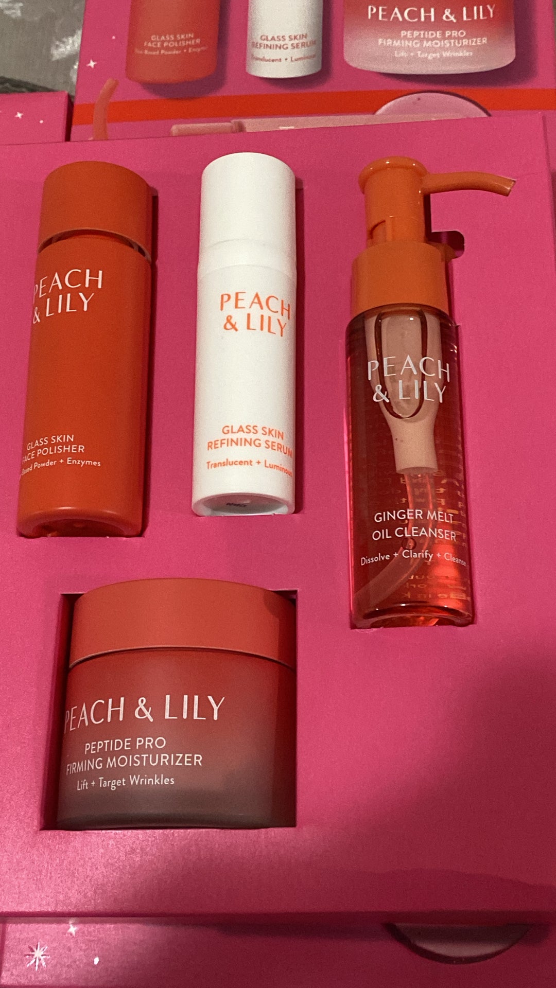 Peach & Lily Glass Skin Radiance Gift Set - 4pc