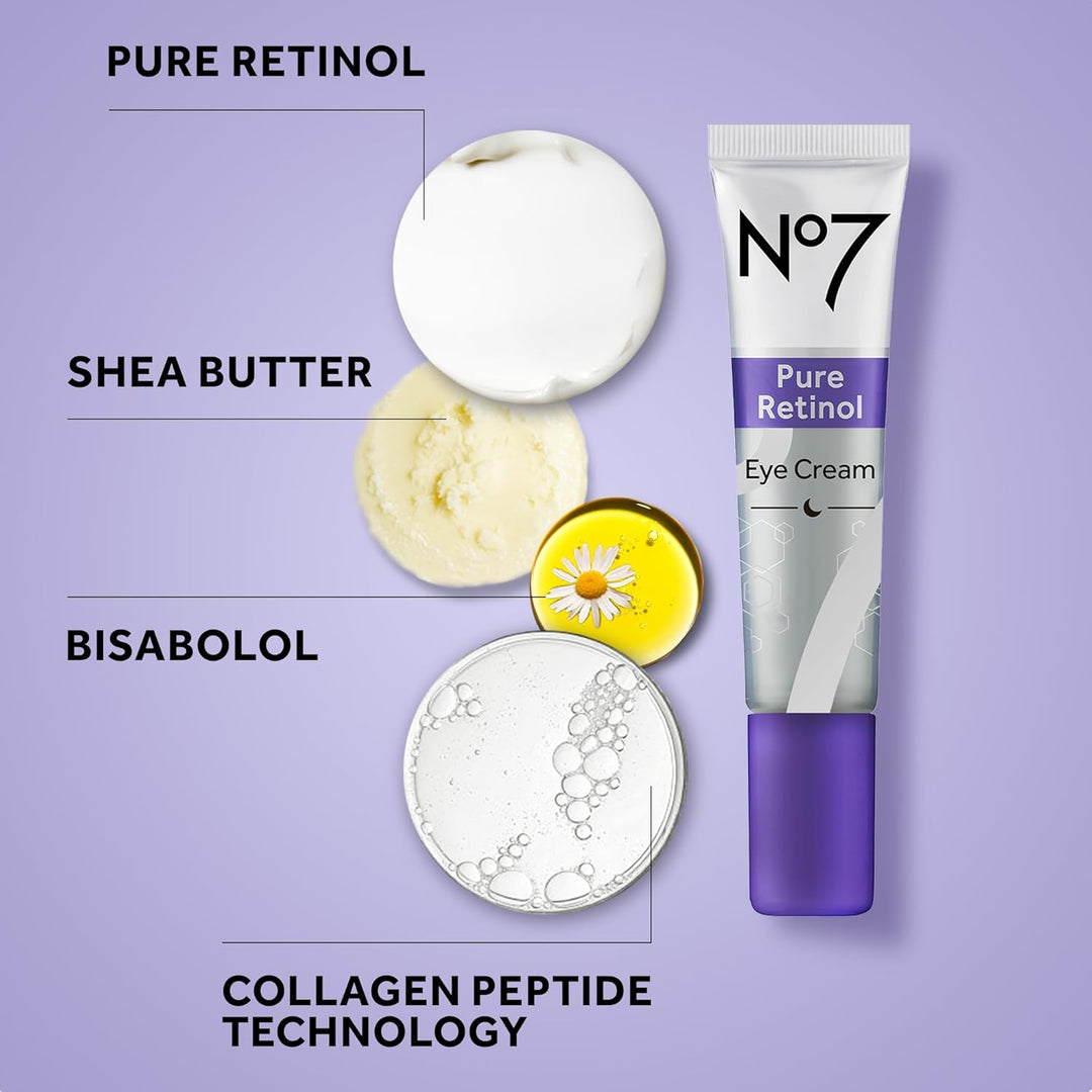 No7 Pure Retinol Eye Cream - 15ml