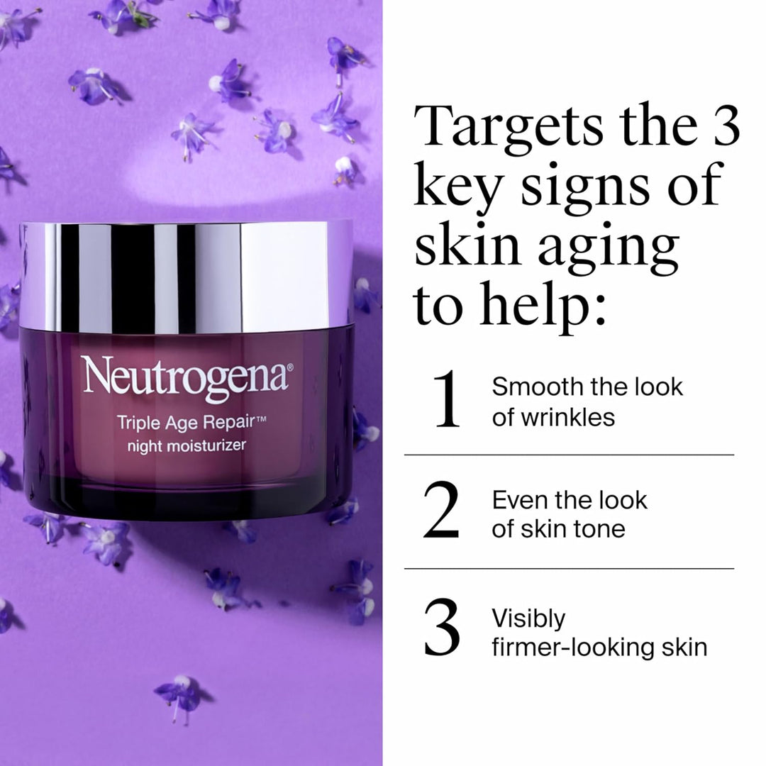 Neutrogena Triple Age Repair Night Face Moisturizer - 48g