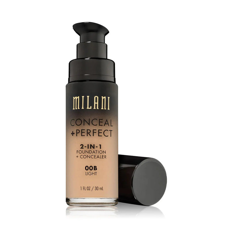 MILANI FOUNDATION CONCEAL PERFECT 2-IN-1 FOUNDATION  00BB Light