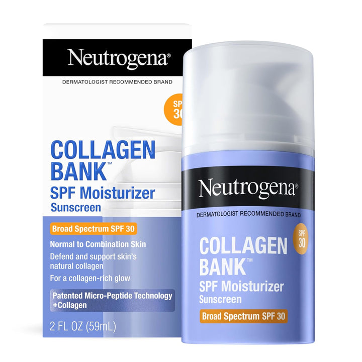 Neutrogena Collagen Bank Face Moisturizer, Broad Spectrum SPF 30 - 59ml