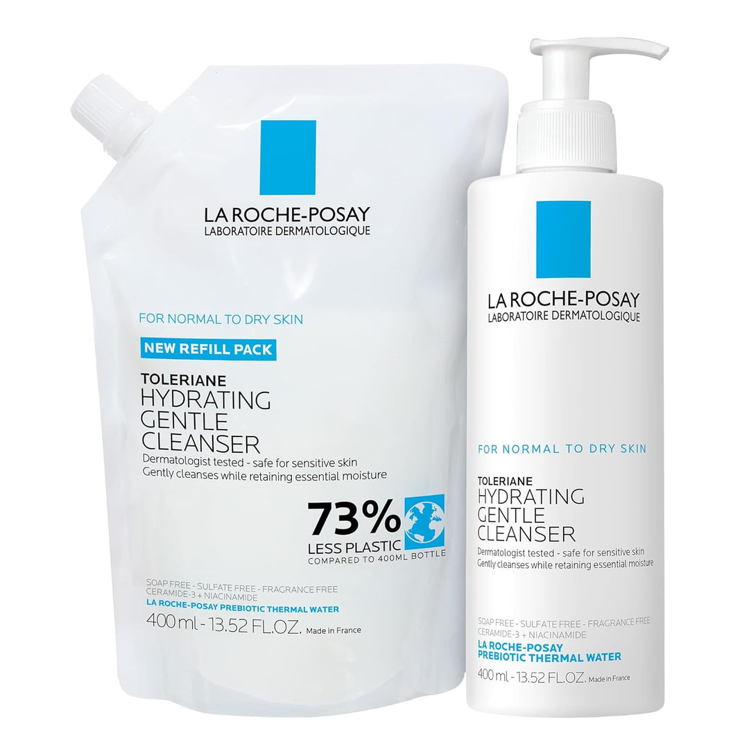 La Roche-Posay Toleriane Hydrating Gentle Face Cleanser (refill pack) - 400ml