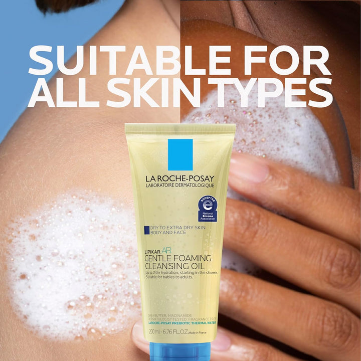 La Roche-Posay Lipikar AP+ Gentle Foaming Cleansing Oil - 200ml