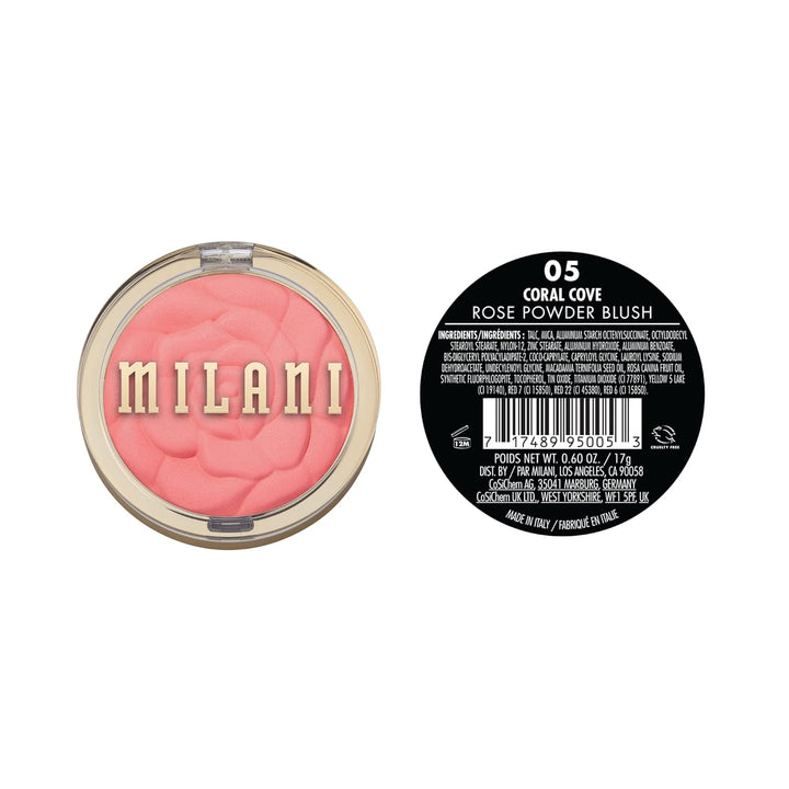Milani Cosmetics Rose Powder Blush-Coral Cove