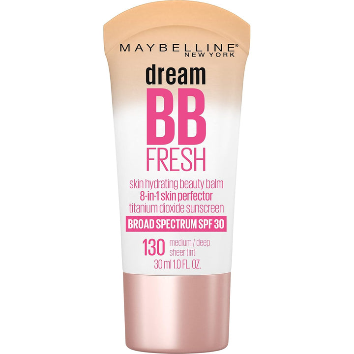 Maybelline Dream Fresh Skin Hydrating BB cream, 8-in-1 Skin Perfecting Beauty Balm with Broad Spectrum SPF 30