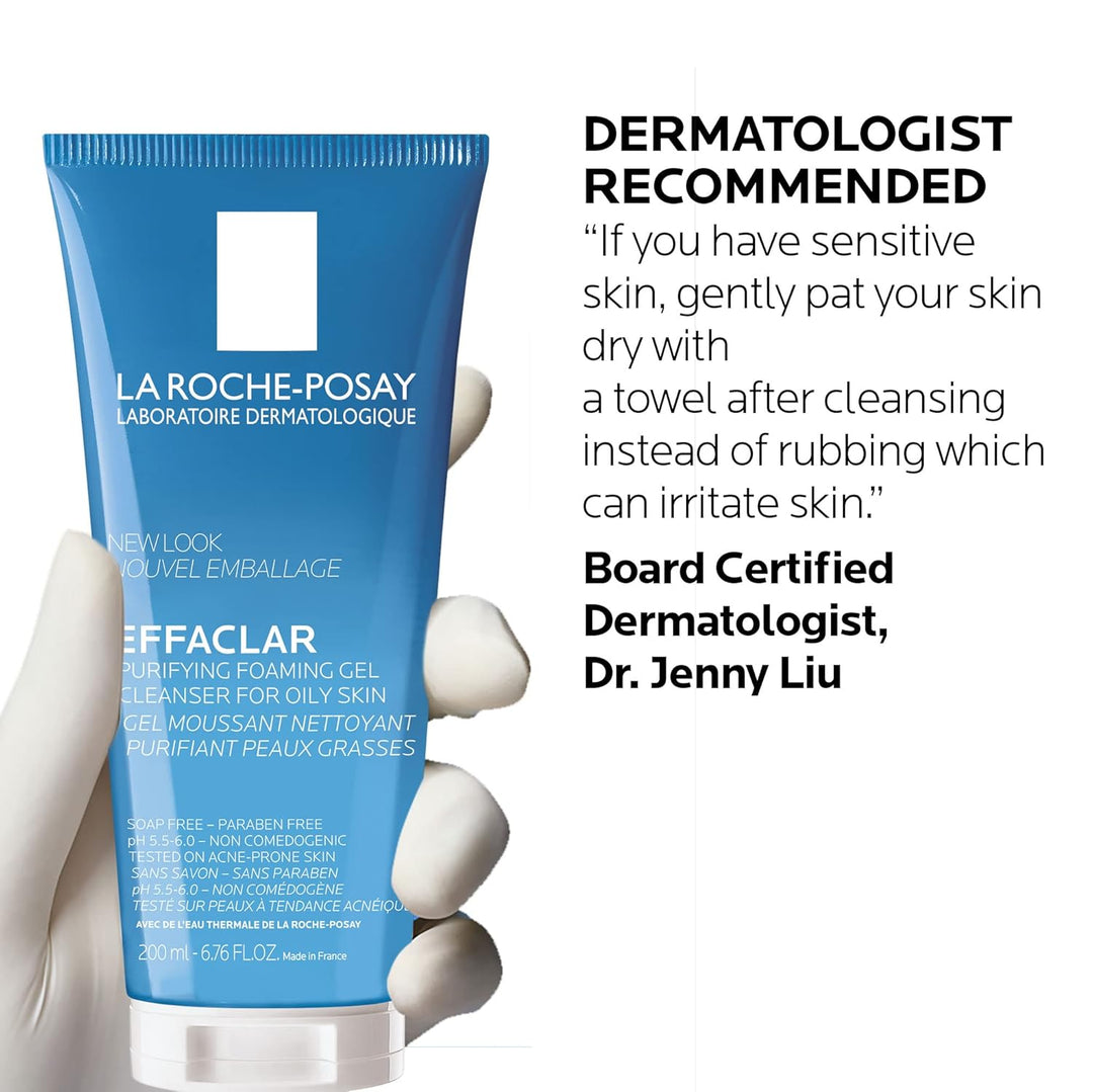 La Roche-Posay Effaclar Purifying Foaming Gel Cleanser for Oily Skin -200ml