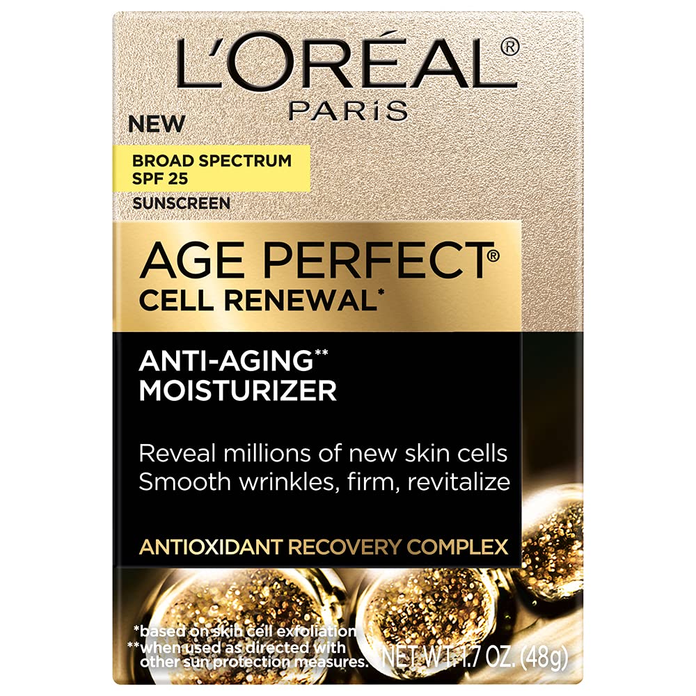 Loreal Paris Age Perfect Cell Renewal Anti-Aging Day Moisturizer with Broad Spectrum SPF 25- 48g