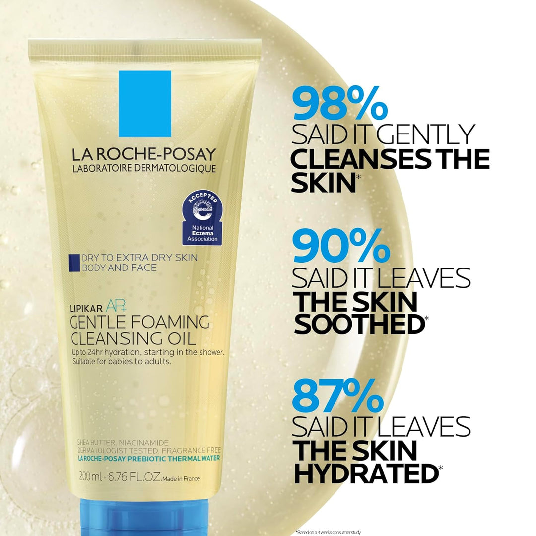 La Roche-Posay Lipikar AP+ Gentle Foaming Cleansing Oil - 200ml