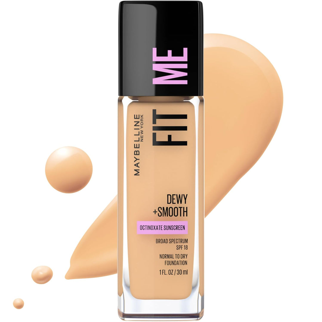 Maybelline New York Fit Me Dewy + Smooth Liquid Foundation