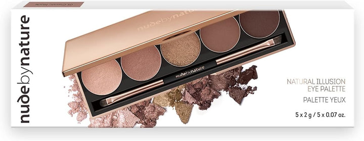 Nude By Nature Illusion Eye Palette Collection — Multiple Shade Options for Eyes