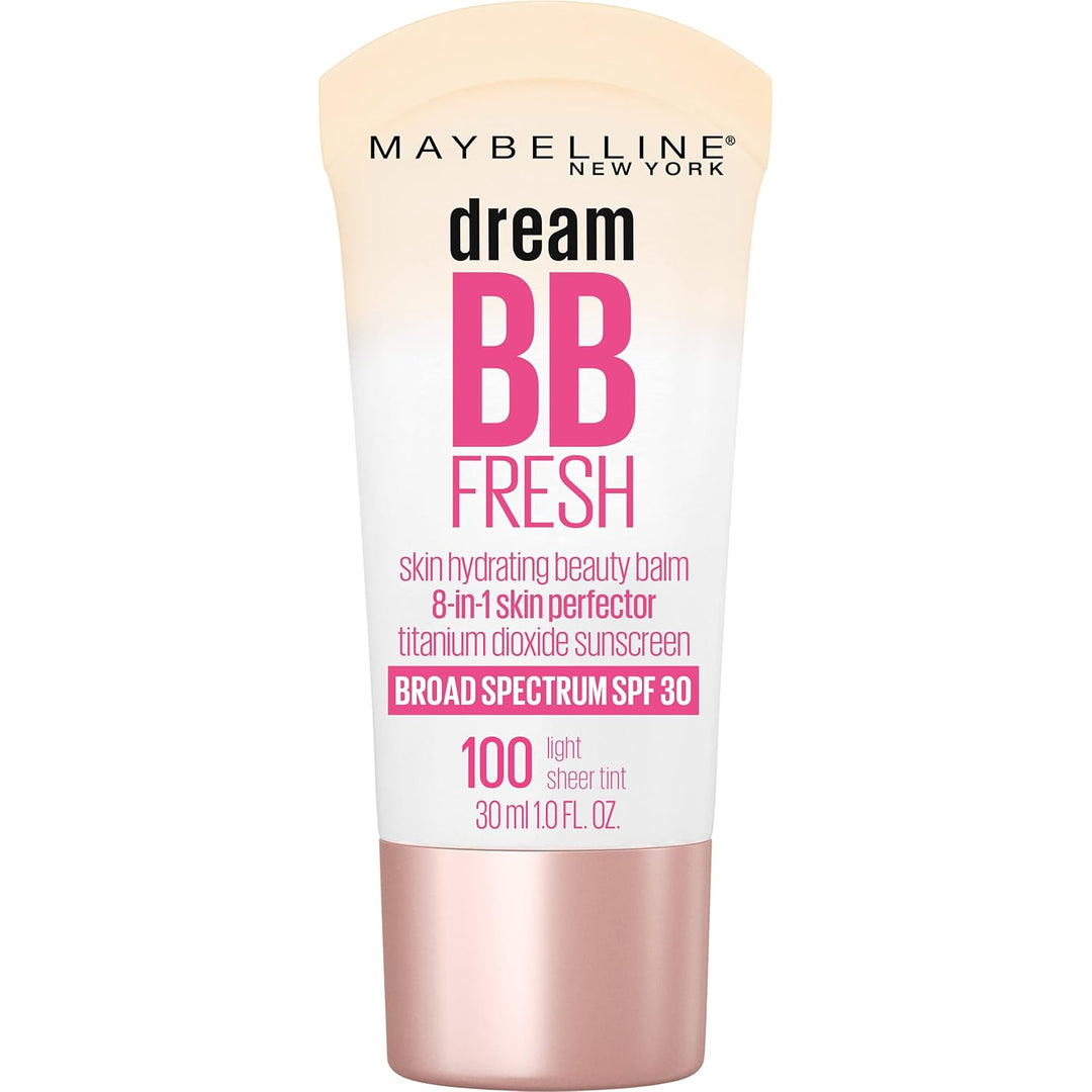 Maybelline Dream Fresh Skin Hydrating BB cream, 8-in-1 Skin Perfecting Beauty Balm with Broad Spectrum SPF 30