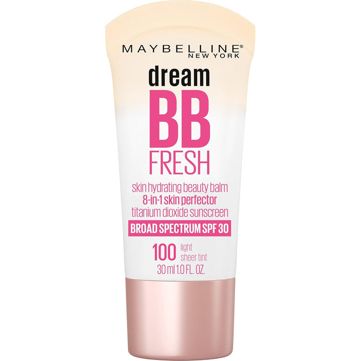 Maybelline Dream Fresh Skin Hydrating BB cream, 8-in-1 Skin Perfecting Beauty Balm with Broad Spectrum SPF 30
