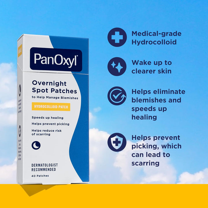 PanOxyl PM Overnight Spot Patches - 40 Patches