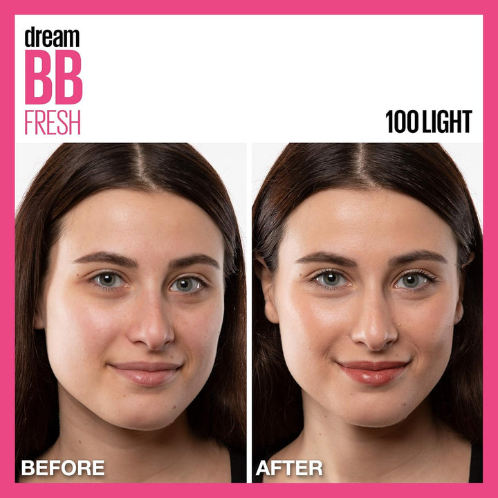 Maybelline Dream Fresh Skin Hydrating BB cream, 8-in-1 Skin Perfecting Beauty Balm with Broad Spectrum SPF 30
