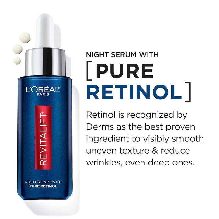 Loreal Paris Revitalift 0.3% Pure Retinol Night Serum (fragrance free)
