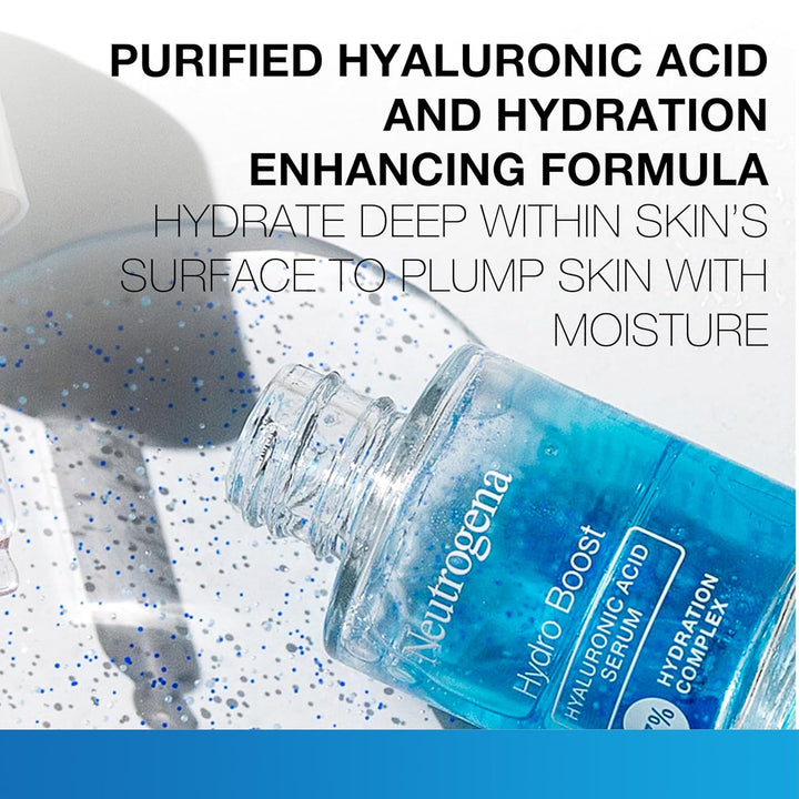 Neutrogena Hydro Boost Hyaluronic Acid Serum for Face & Neck (fragrance free) -1fl.oz