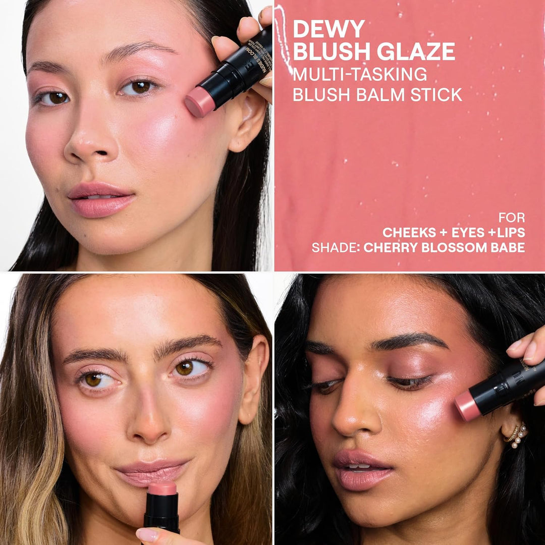 Nudestix Nudies Bloom All Over Dewy Color – 3-in-1 Cream Blush Stick