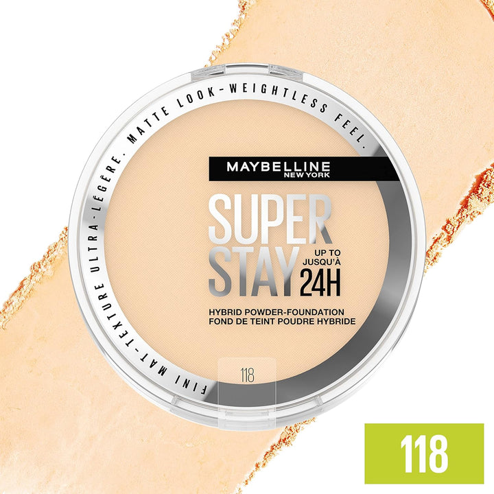 Maybelline Super Stay Up To 24Hr Hybrid Powder-Foundation
