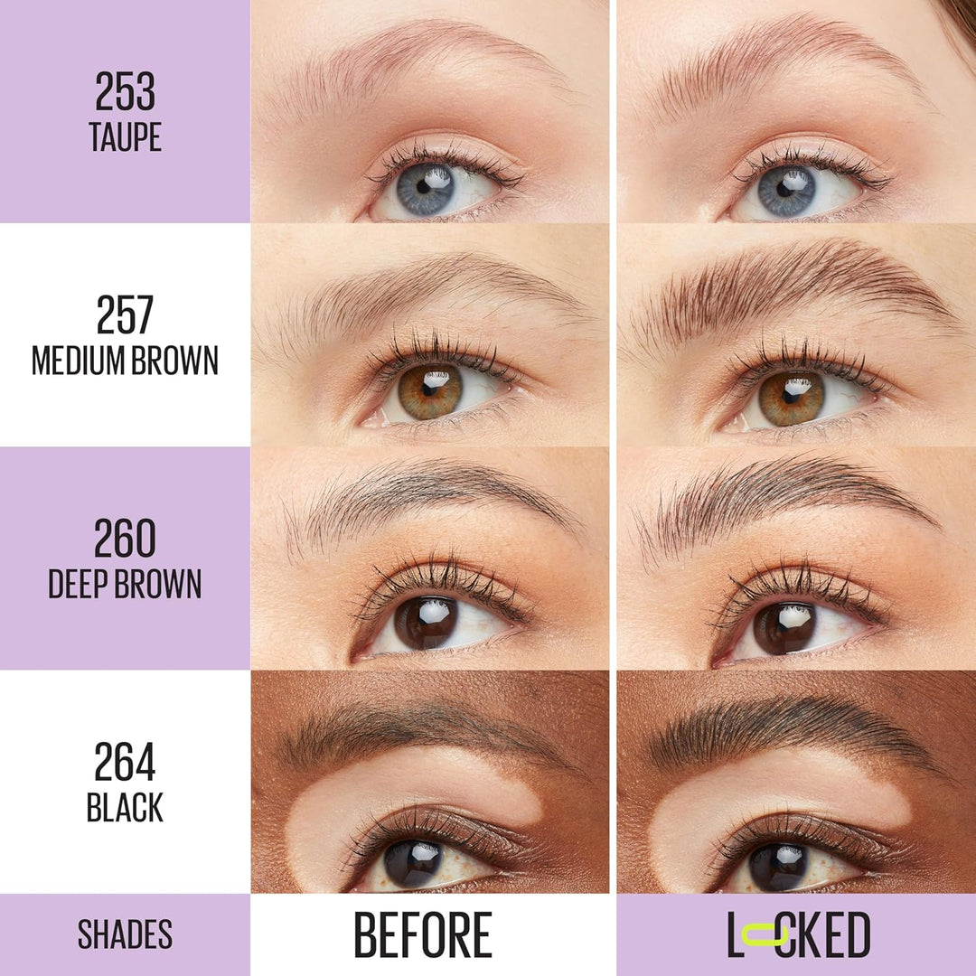 Maybelline Super Lock Brow Glue Eyebrow Gel - 264 black