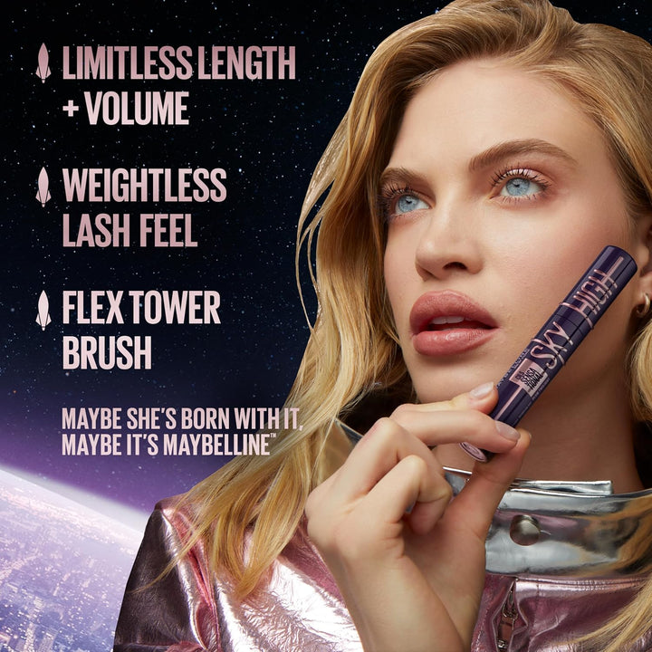 Maybelline Lash Sensational Sky High Washable Lengthening & Volumizing Mascara -   Cosmic Black