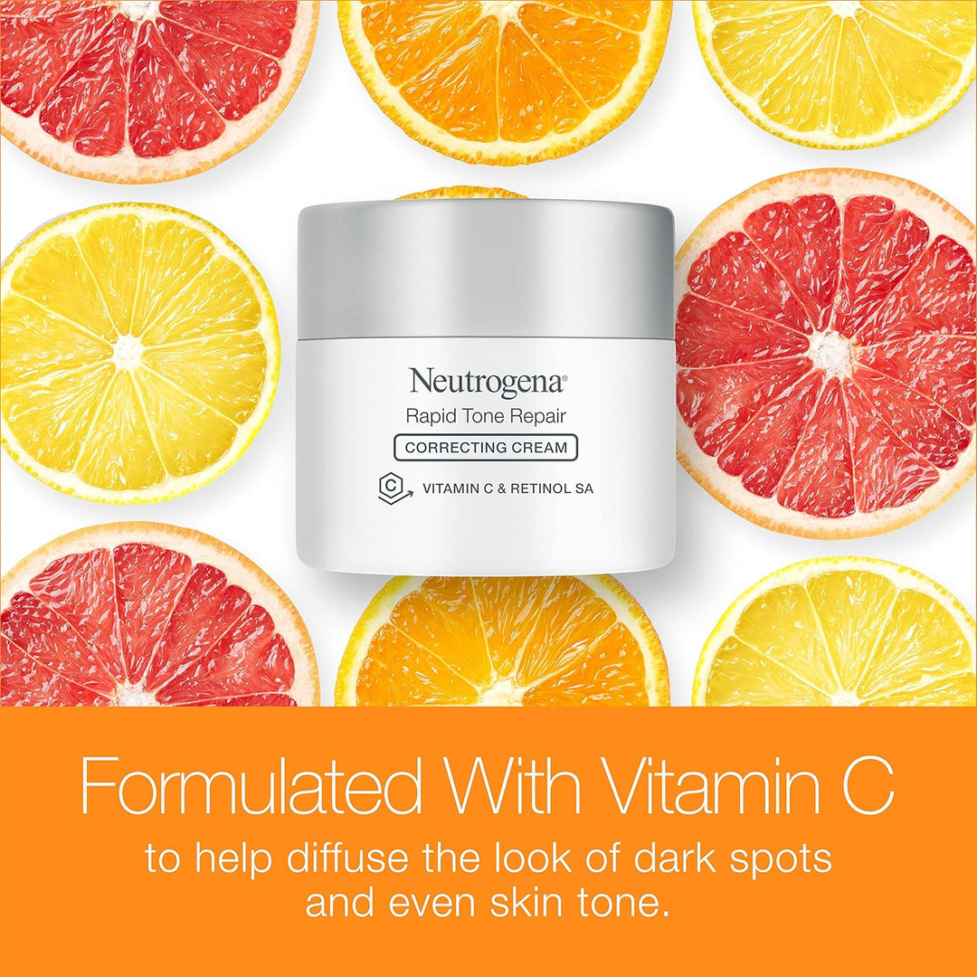 Neutrogena Rapid Tone Repair Retinol + Vitamin C Correcting Cream - 48g