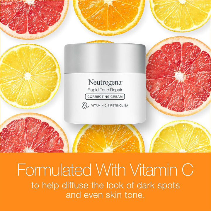 Neutrogena Rapid Tone Repair Retinol + Vitamin C Correcting Cream - 48g