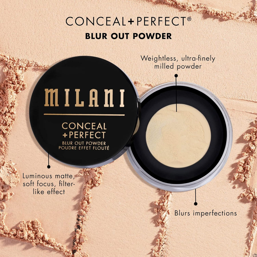 Milani Conceal + Perfect Setting Powder Makeup -Translucent