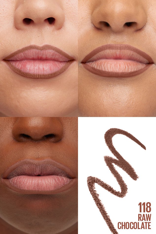 Maybelline Color Sensational Shaping Lip Liner 118 Raw Chocolate