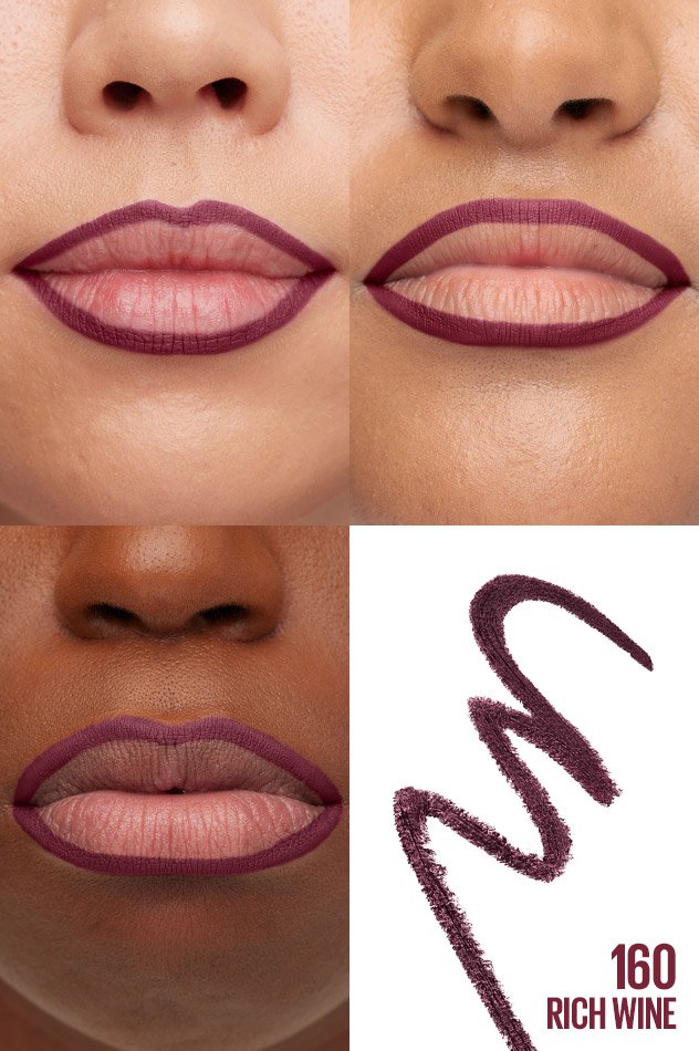 Maybelline Color Sensational Shaping Lip Liner 160 Rich Wine