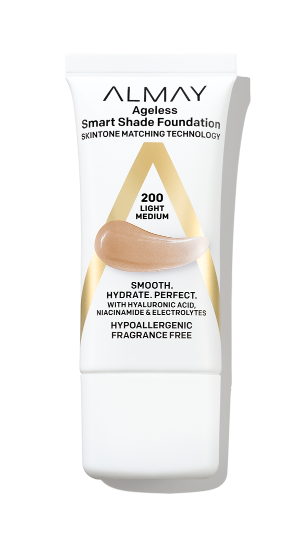 Almay Ageless Smart Shade Foundation 200  Light Medium
