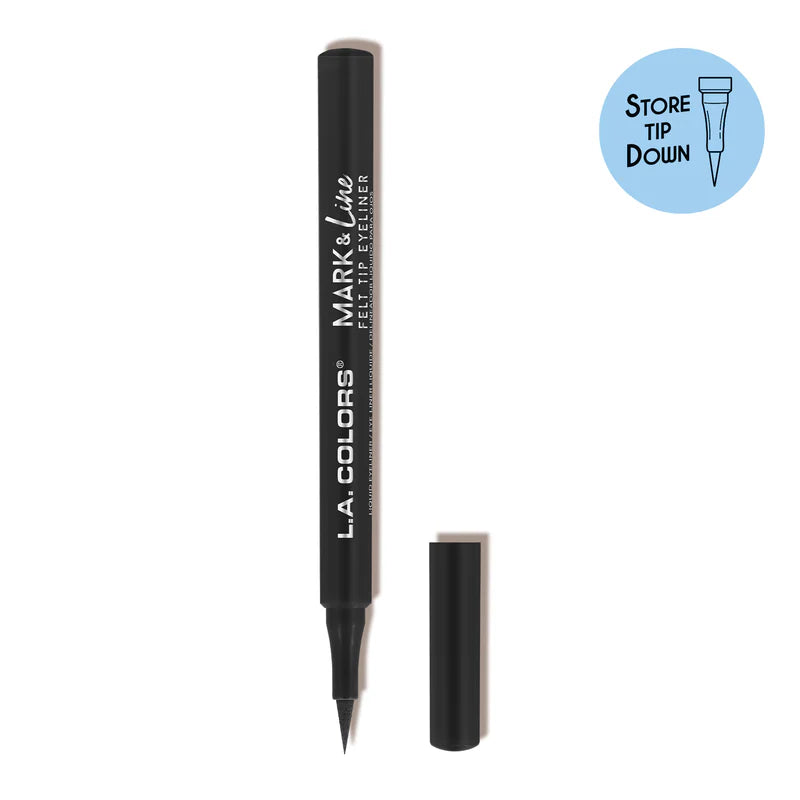 LA Colors Mark & Line Felt Tip Eyeliner - Teal Iffic