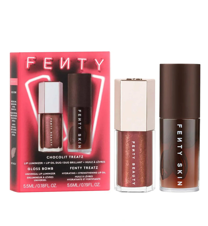 Fenty Beauty Chocolit Treatz Lip Luminizer + Lip Oil Duo