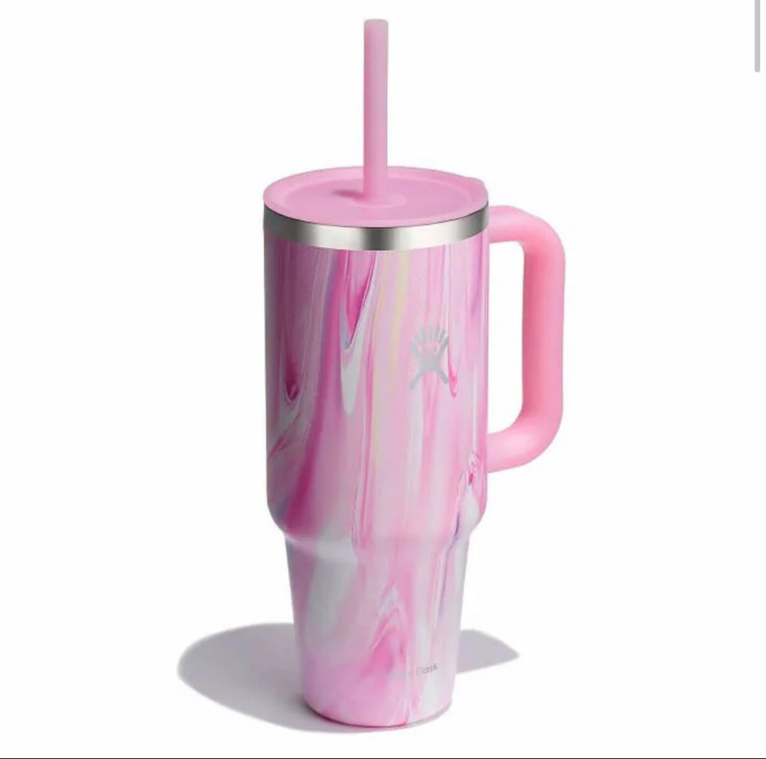 Hydro Flask 40 oz Travel Tumbler Jelly Pink Limited Edition