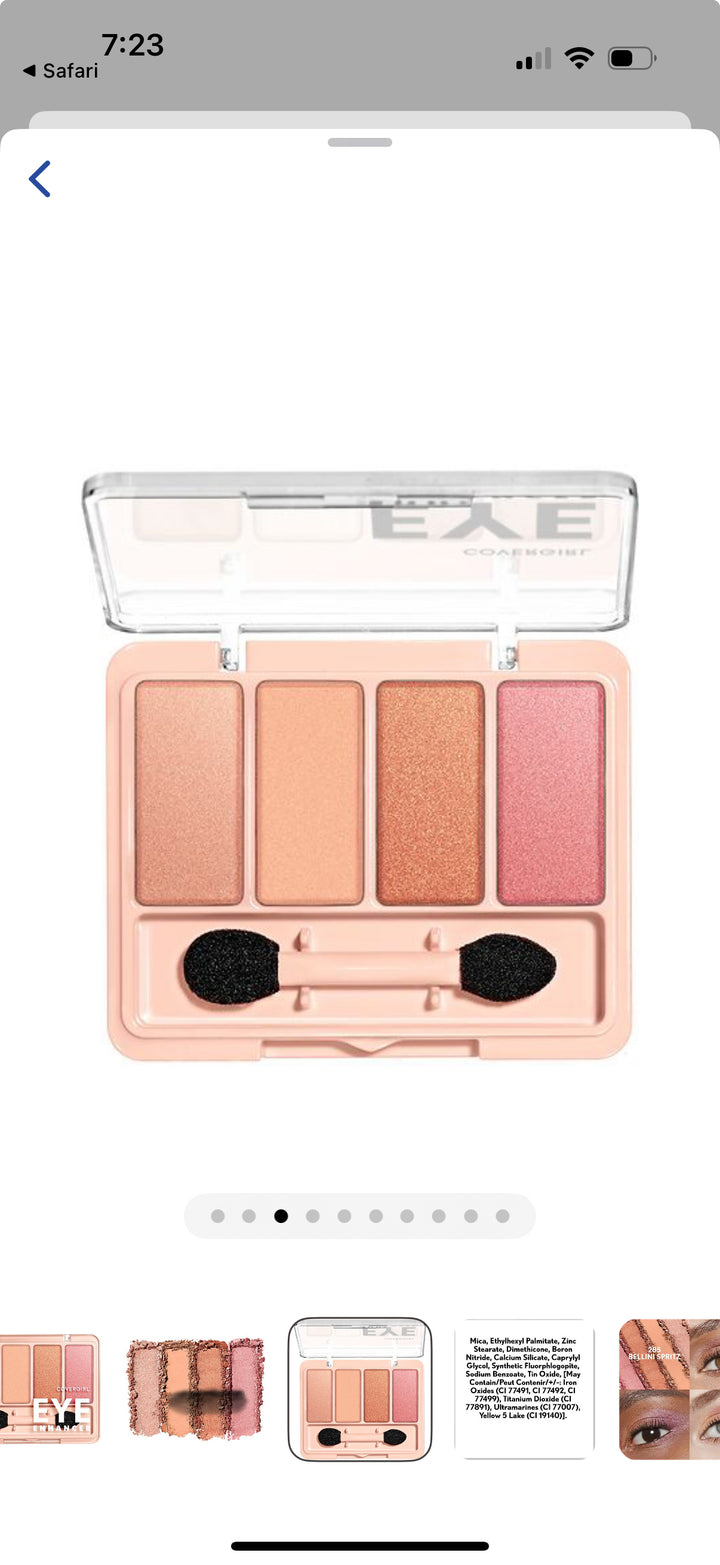 Cover Girl Eye Enhancers 4-Kit Eyeshadow -285 Bellini Spritz