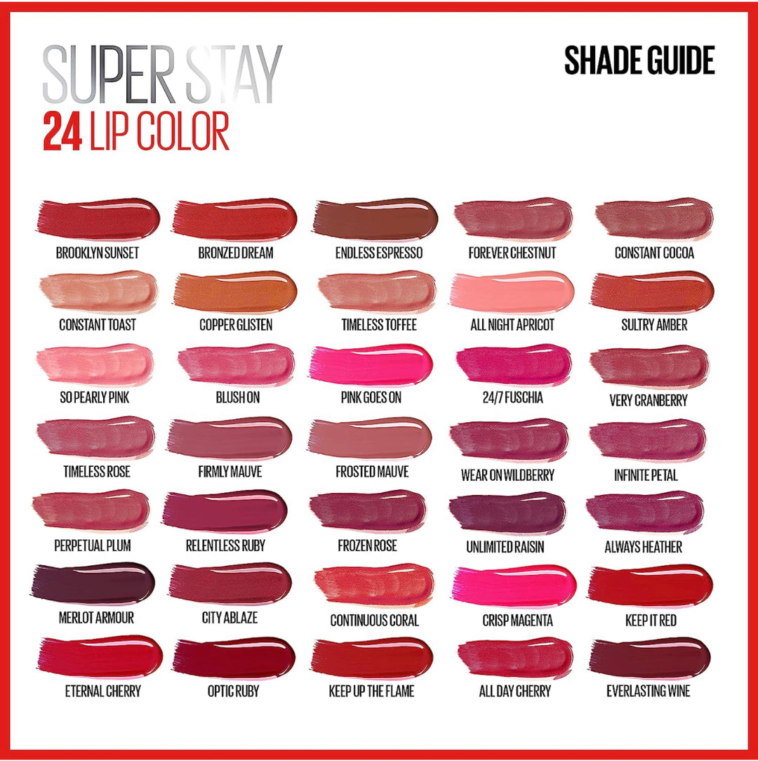 Maybelline  New York Super Stay 24 Color 2-Step Liquid Lipstick 305 Crisp Magenta